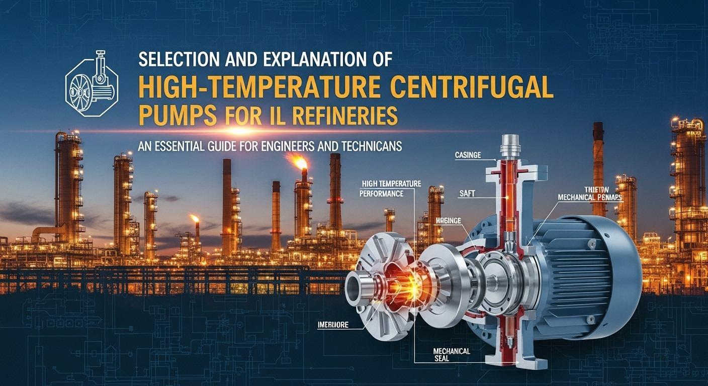 Pompa centrifuga ad alta temperatura per raffineria