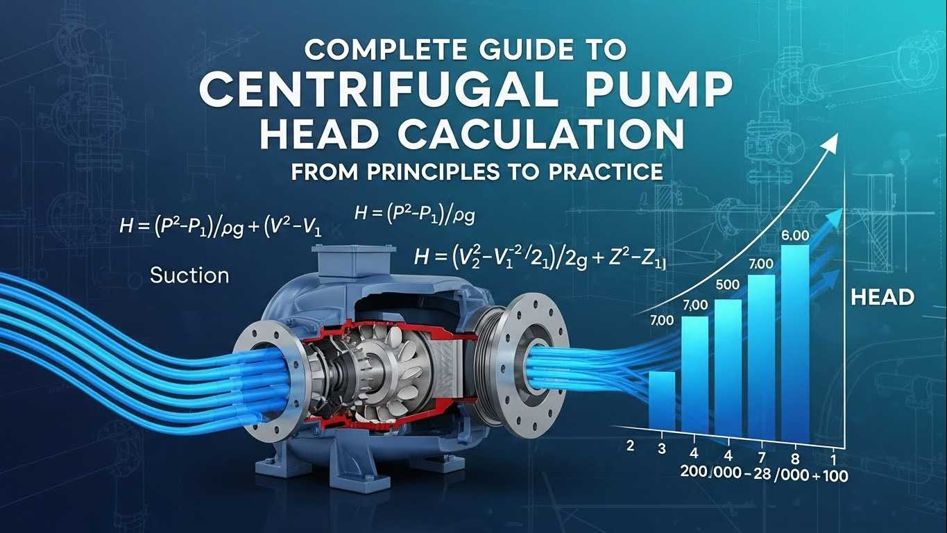 Guida completa al calcolo della prevalenza della pompa centrifuga: dai principi alla pratica