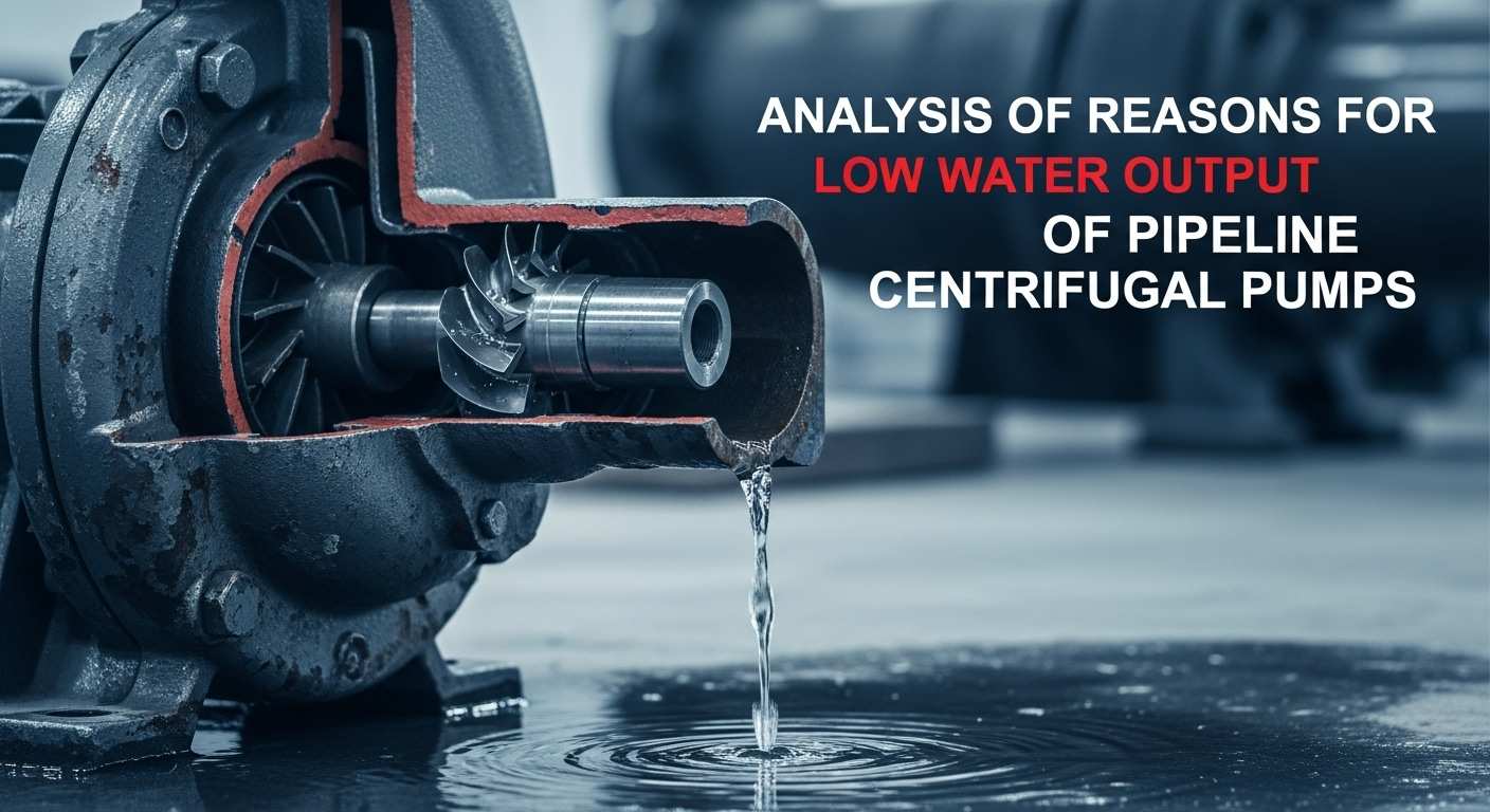Analisi dei motivi della scarsa produzione d'acqua delle pompe centrifughe delle tubazioni