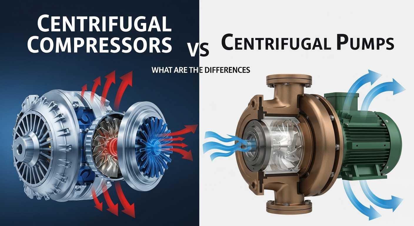 Compressori centrifughi e pompe centrifughe: quali sono le differenze?