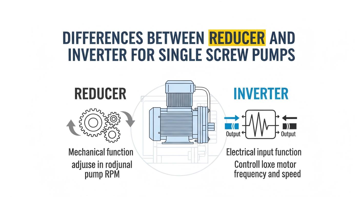 Differenze tra riduttore e inverter per pompe monovite