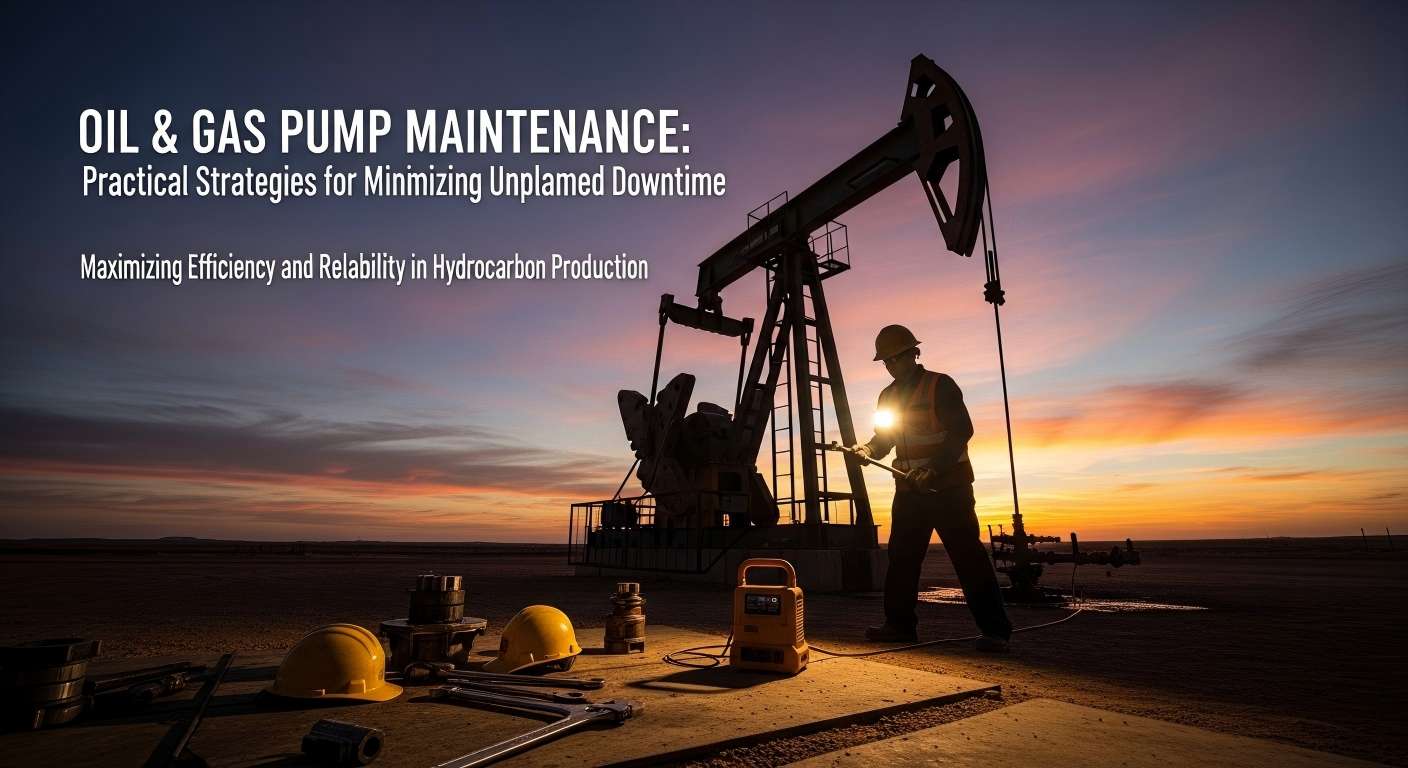Manutenzione delle pompe per petrolio e gas: strategie pratiche per ridurre al minimo i tempi di inattività non pianificati