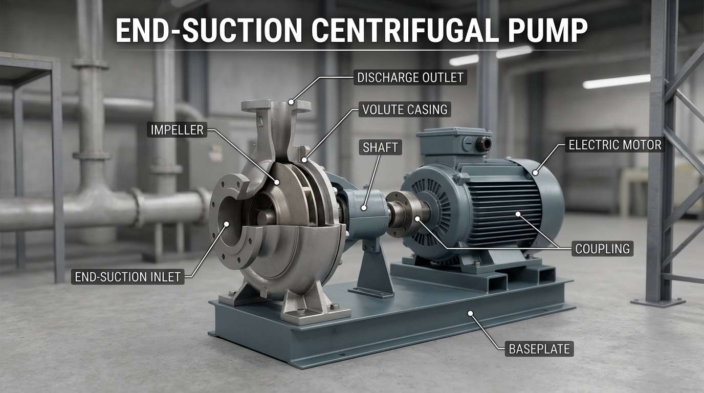 Cos'è una pompa centrifuga ad aspirazione finale?