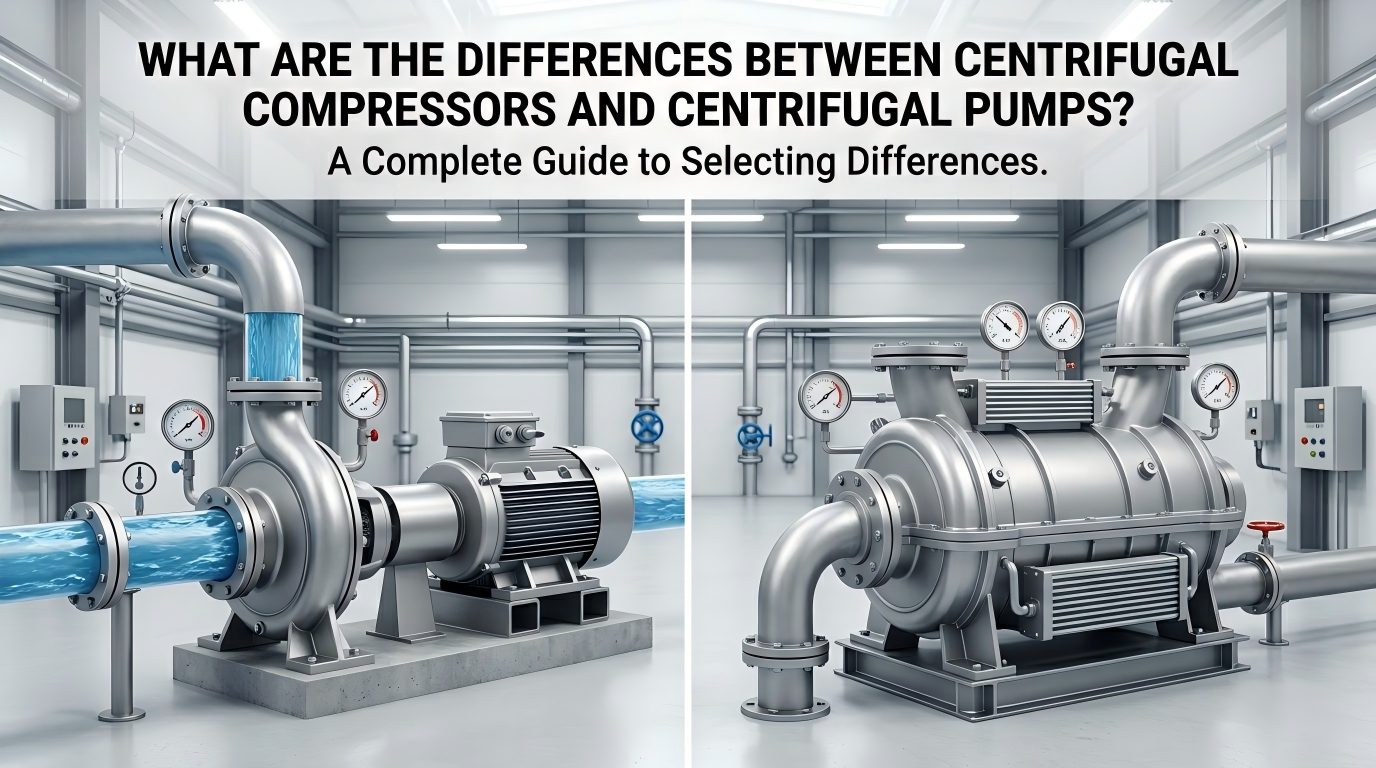Quali sono le differenze tra compressori centrifughi e pompe centrifughe? Una guida completa alle differenze di selezione