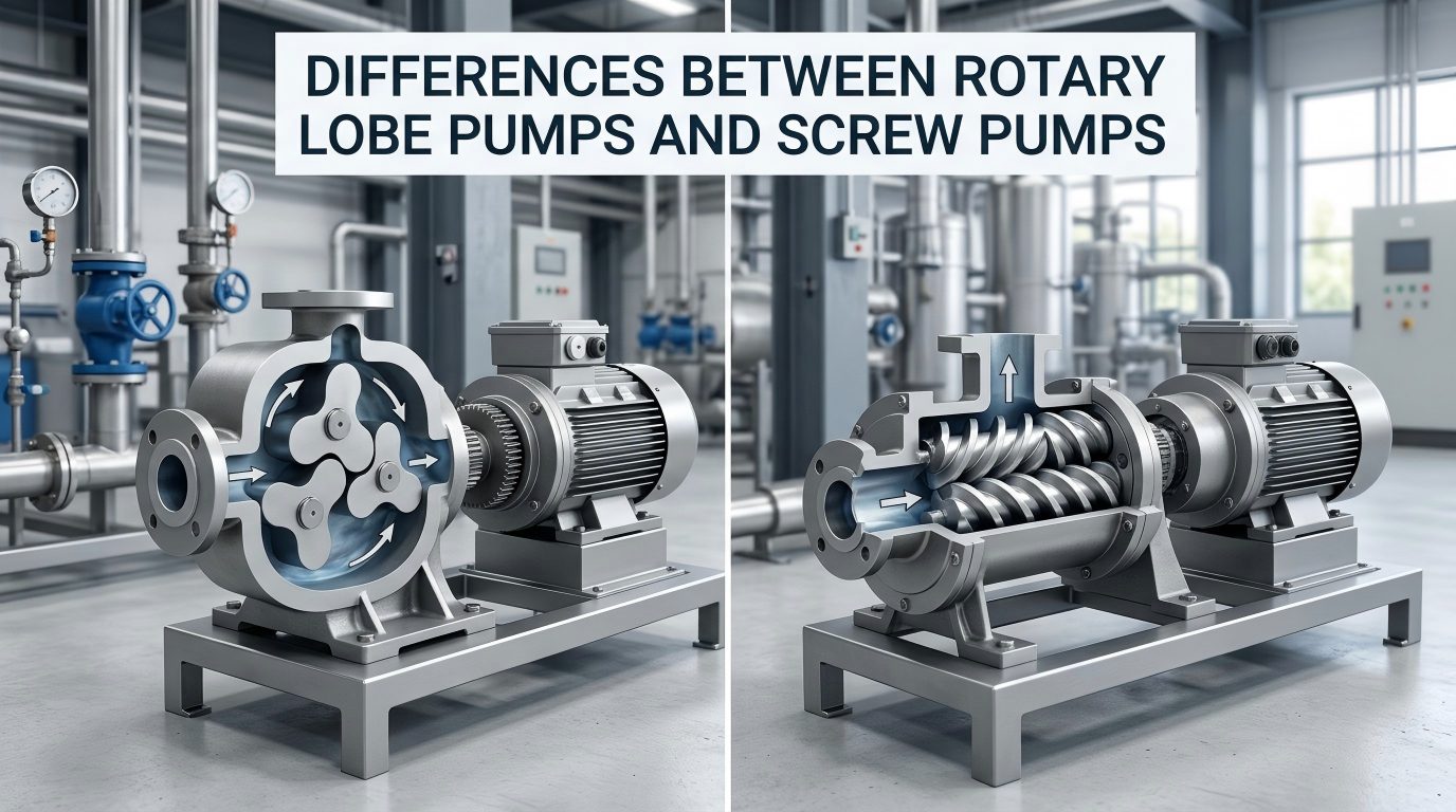 Differenze tra pompe a lobi rotanti e pompe a vite