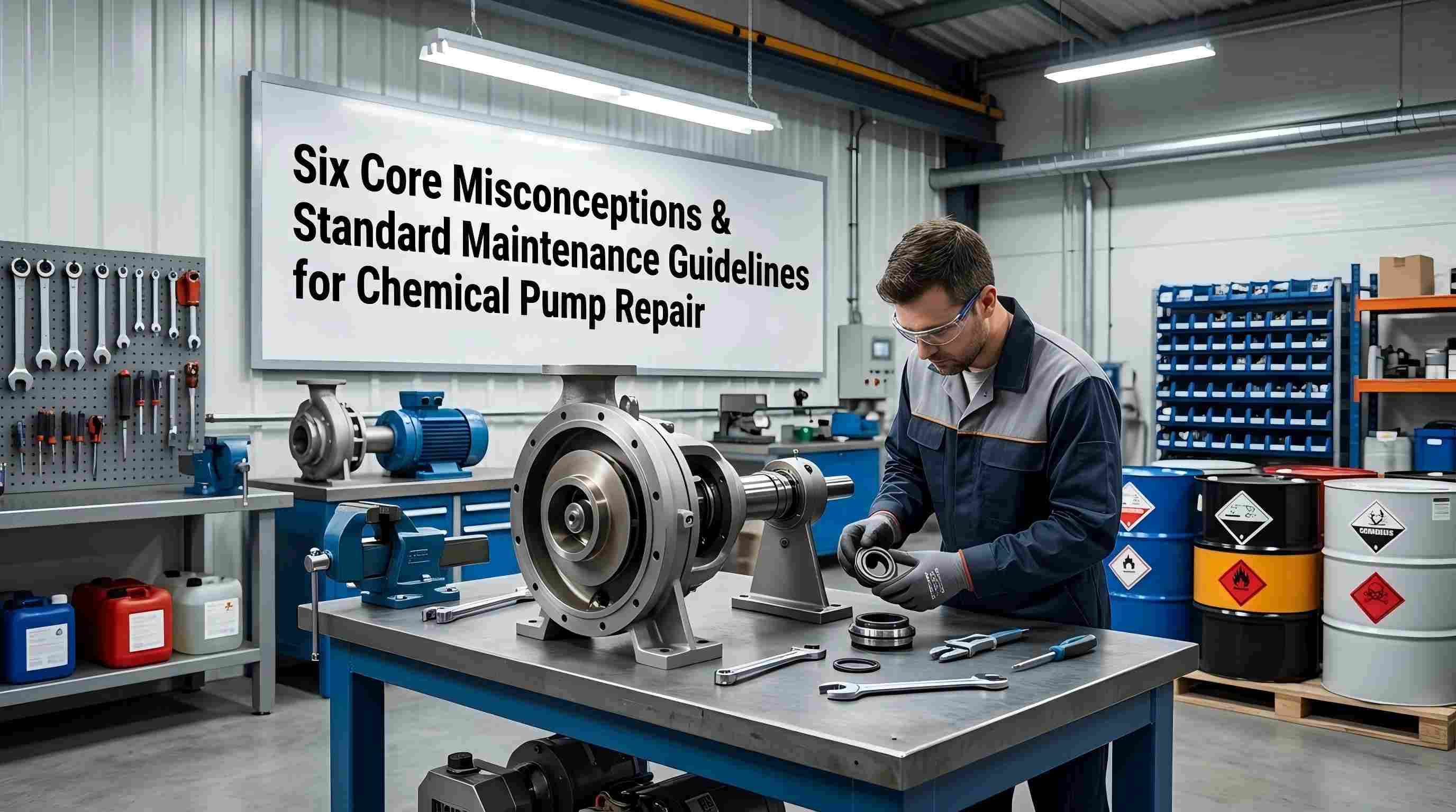 Sei malintesi fondamentali e linee guida di manutenzione standard per la riparazione delle pompe chimiche