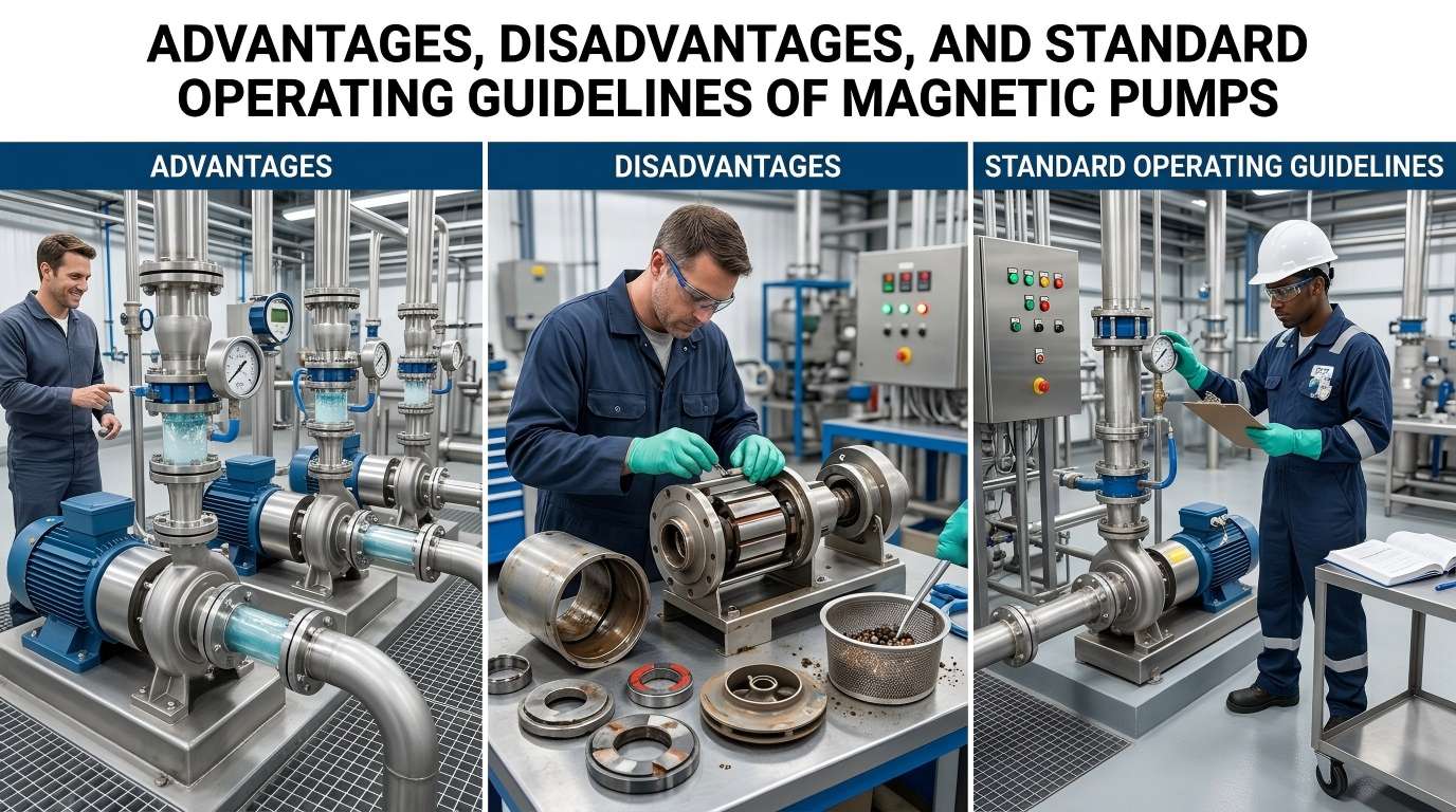 Vantaggi Svantaggi e linee guida operative standard delle pompe magnetiche