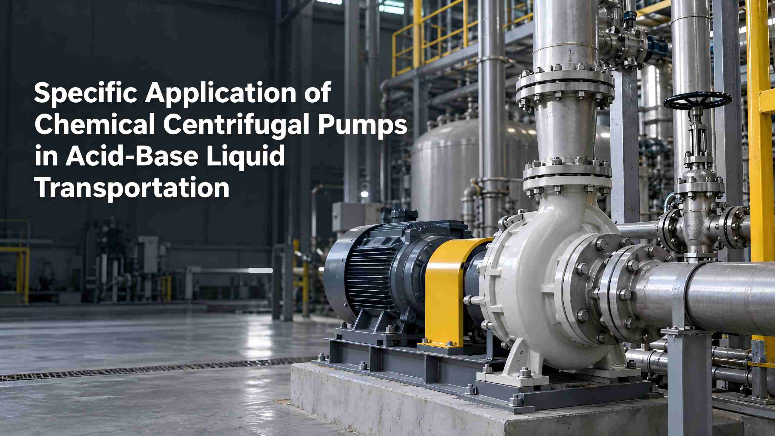Applicazione specifica di pompe centrifughe chimiche nel trasporto di liquidi acido-base