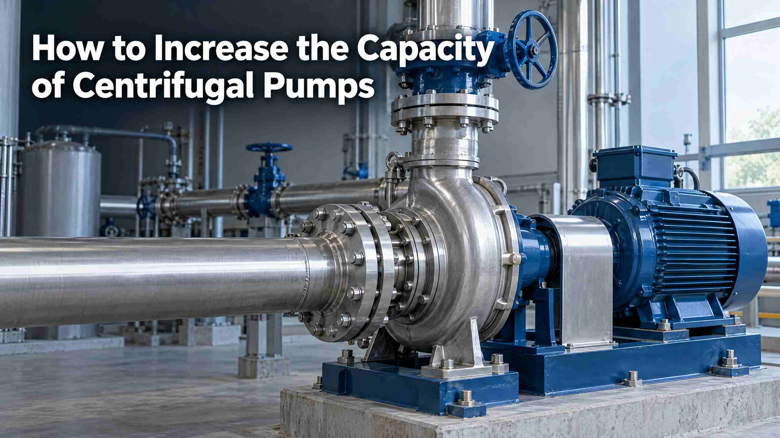 Come aumentare la capacità delle pompe centrifughe