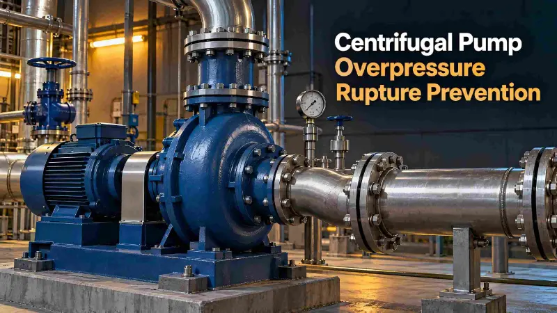 Prevenzione della rottura da sovrapressione della pompa centrifuga