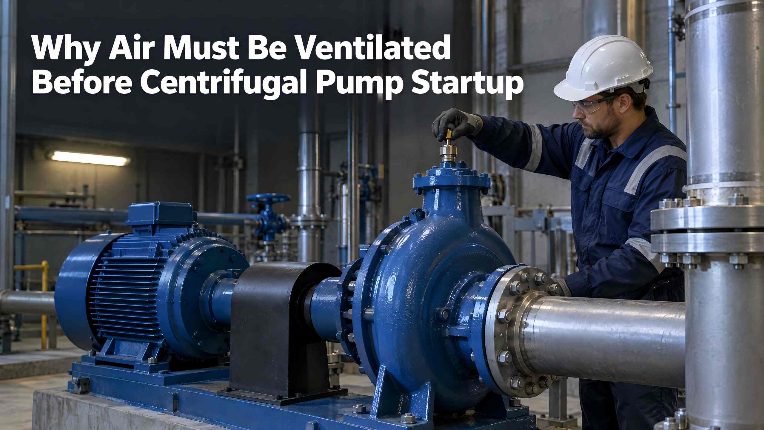 Perché è necessario ventilare l'aria prima dell'avvio della pompa centrifuga